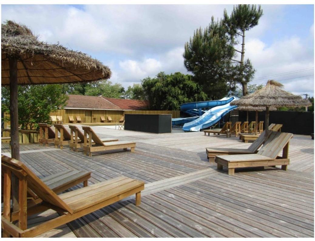 Mammiehome - 6 Places - Mimizan - Camping La Lande Bagian luar foto
